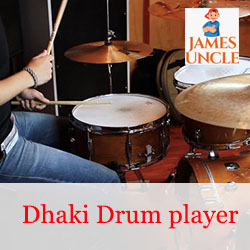 Dhaki Drum player Mr. Soumyajyoti Biswas in Naihati
